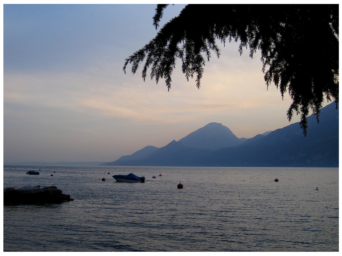 Lago di Garda am Abend