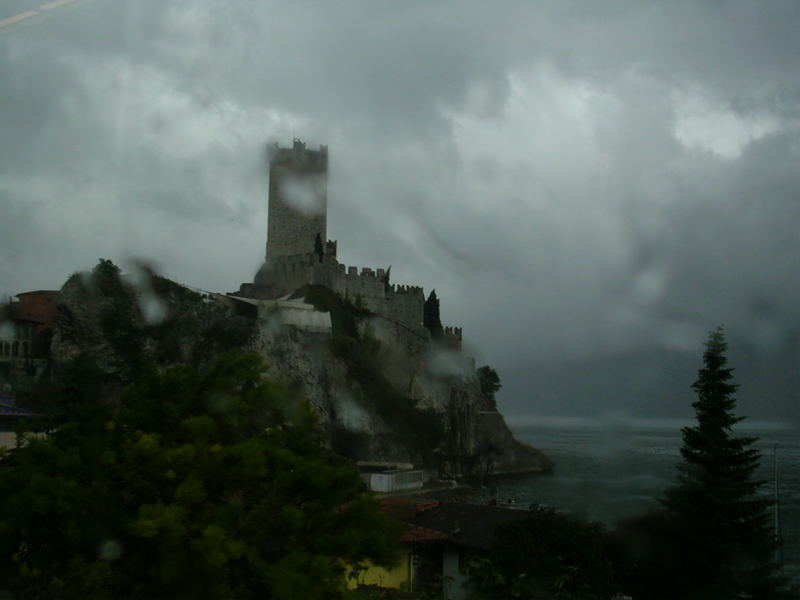 Lago di Garda, Italia - Spring storm