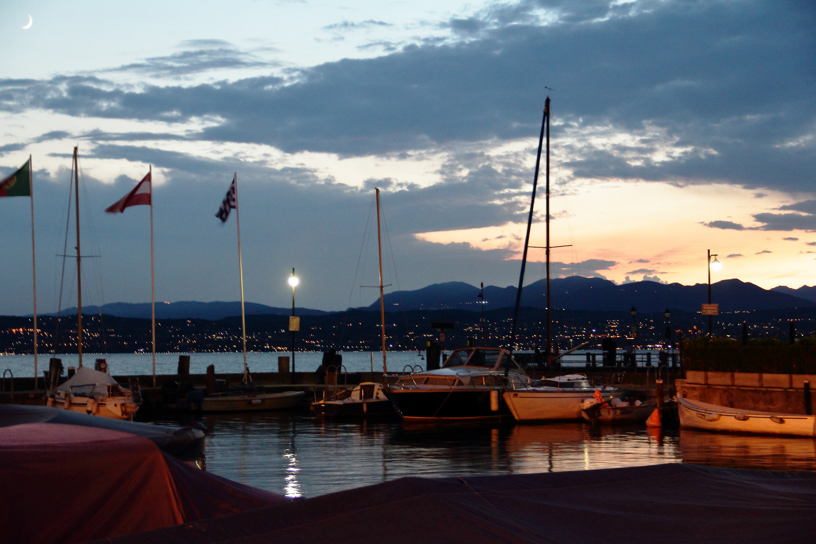 Lago di Garda Porto di Notte