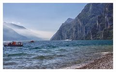 Lago di Garda, Riva am Strand