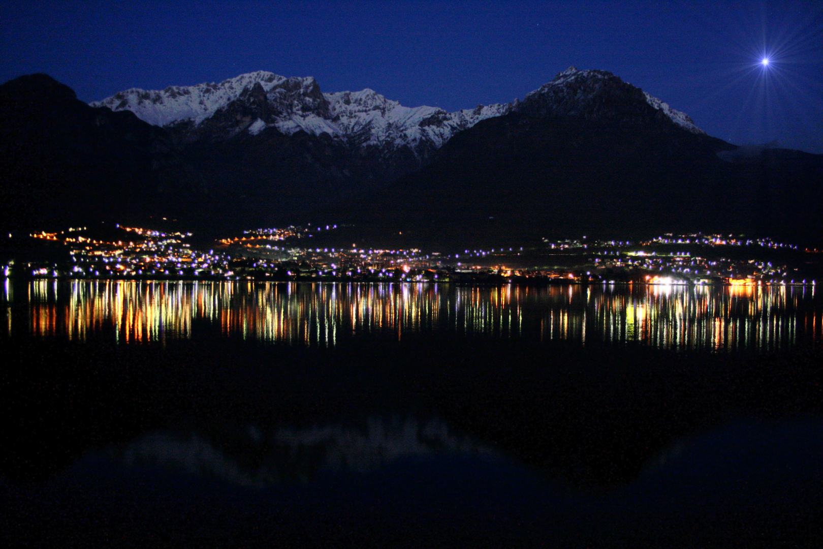 Lago di Lecco con supernova