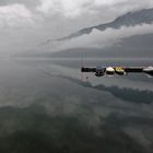 Lago di Mezzola dopo la pioggia
