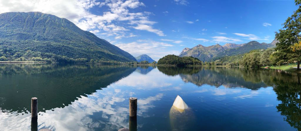 Lago di Piano im Oktober .