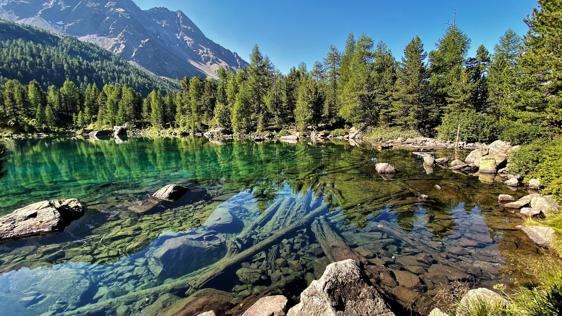 Lago di Saoseo zum Spiegeltag