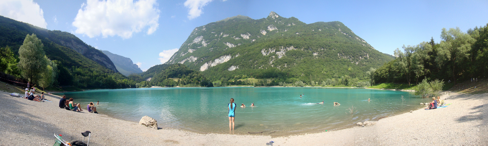 Lago di Tenno in der Nähe von Riva del Garda