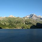 Lago di Tignes al mattino