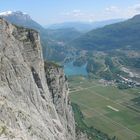 Lago di Toblino dalla Ferrata Che Guevara