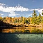 Lago di Tret sopra e sotto