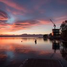 Lago di Varese, tramonto