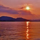 Lago d'Iseo al tramonto