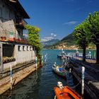 Lago d'Iseo - Blick von Sulzano auf Monte Isola