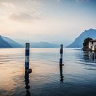 Lago d'Iseo (Lombardei, Italien)