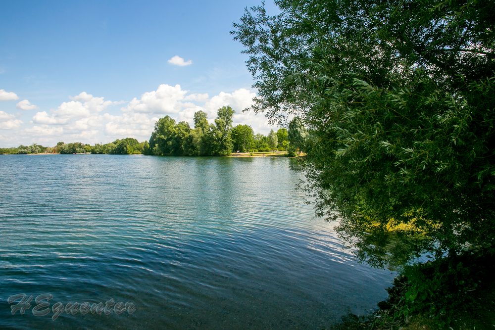 Lago Laprello Heinsberg am Tag nach dem Sturm der nie an kam