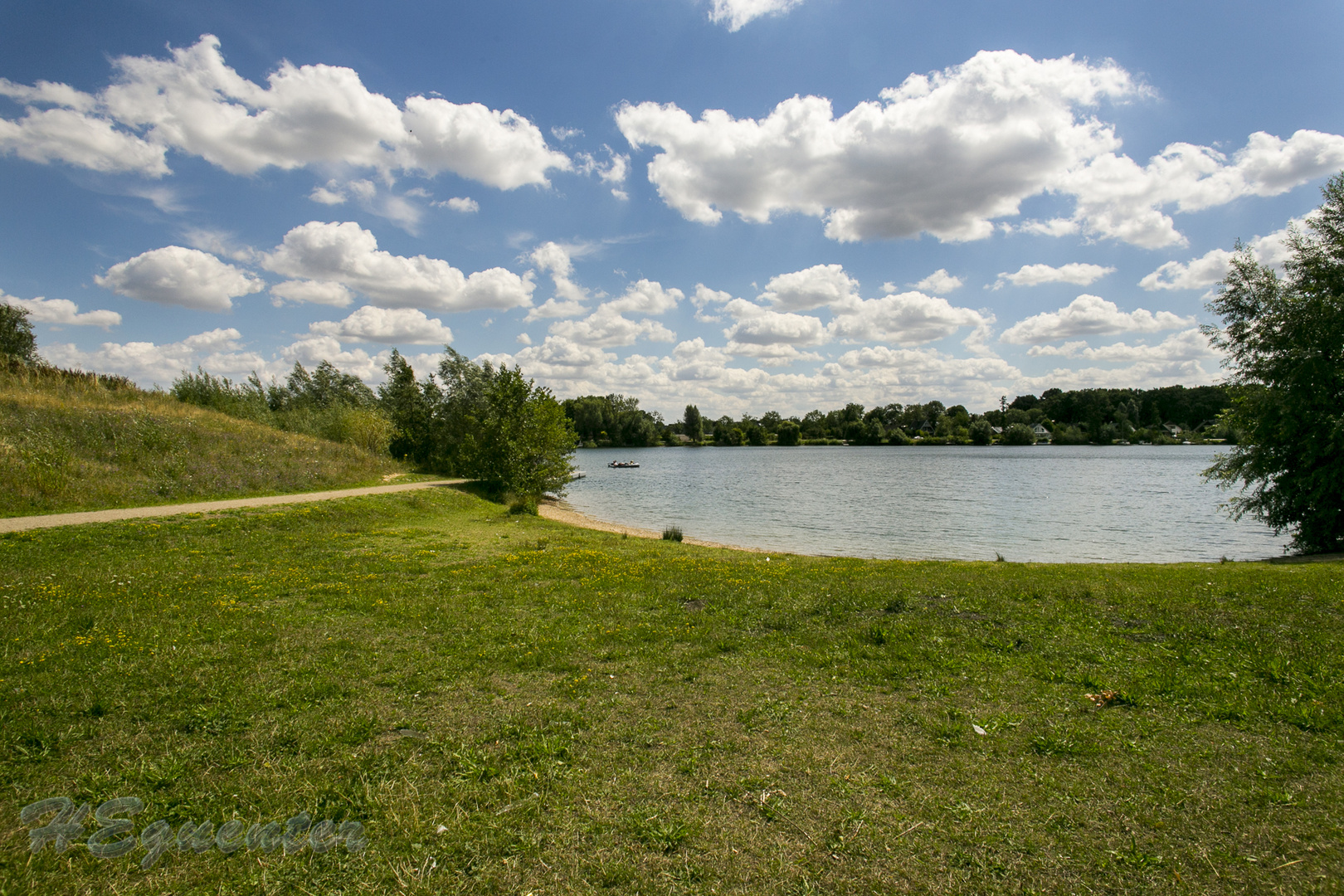 Lago Laprello Heinsberg am Tag nach dem Sturm der nie an kam 6 Foto
