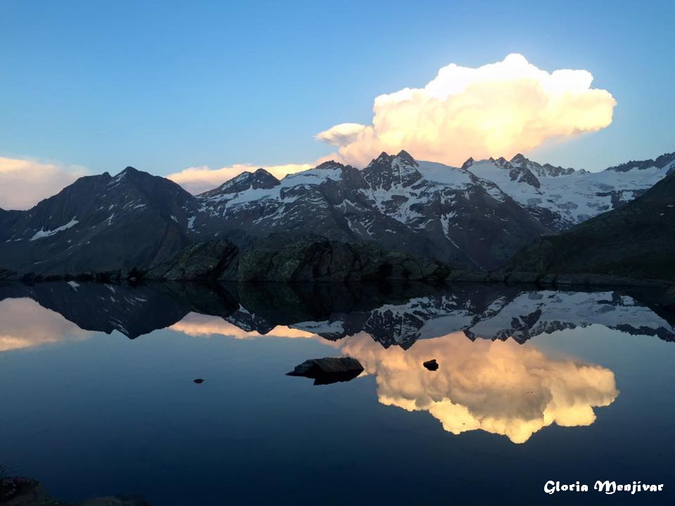 Lago Lauson, Balbencia, Piemonte, Italia.