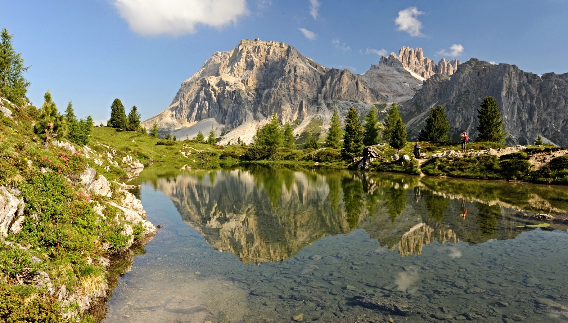 Lago Limedes mit Lagazuoi