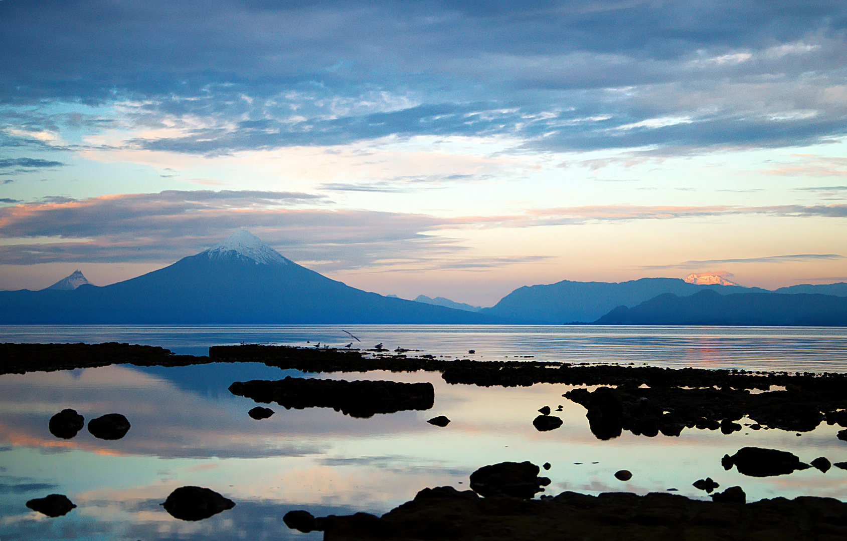 Lago Llanquihue und Vulkan Osorno