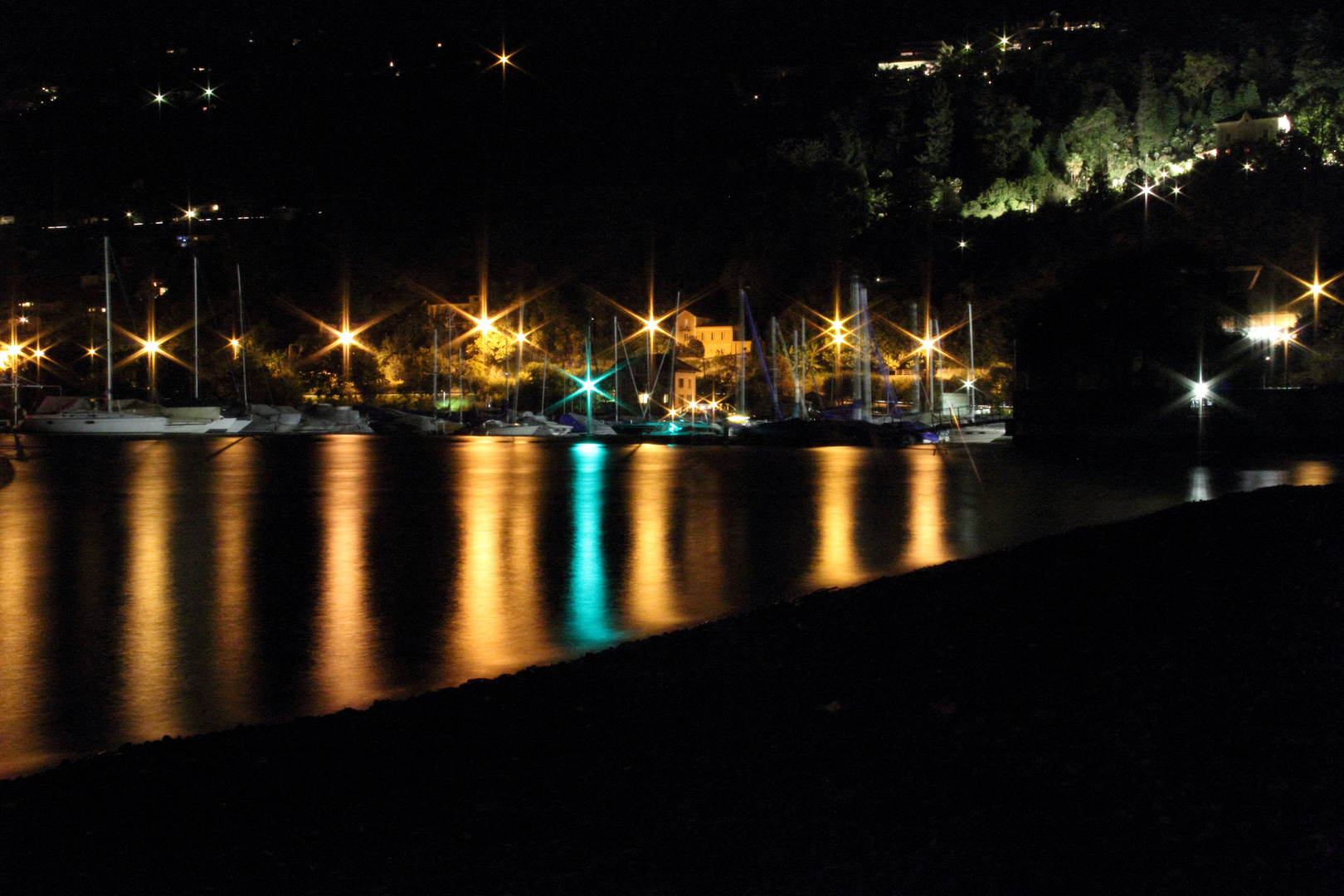 Lago Maggiore bei Nacht, Sommer 2011