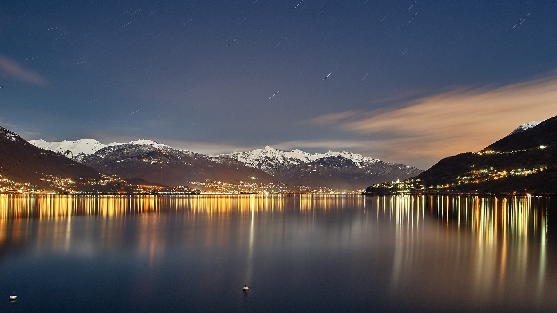 Lago Maggiore by night