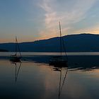 Lago Maggiore in der Abenddämmerung