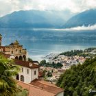 Lago Maggiore mit Kloster Madonna del Sasso