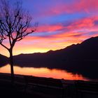 Lago Maggiore nach Sonnenuntergang