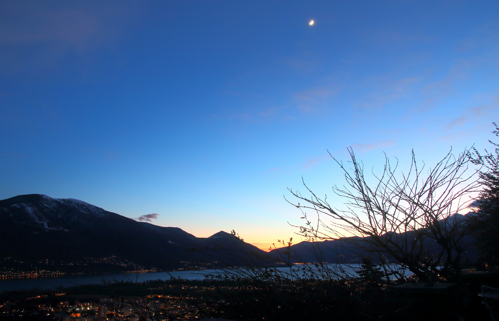 Lago Maggiore nach Sonnenuntergang....