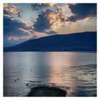 Lago Maggiore, tramonto da Castelveccana