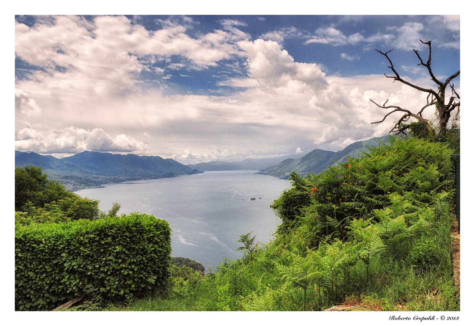 Lago Maggiore, vista da Campagnano (Maccagno)