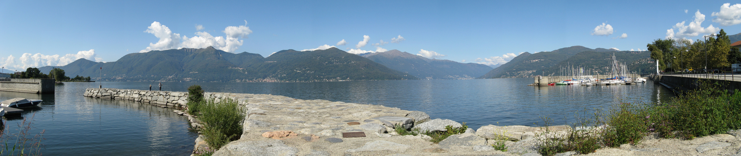 Lago Maggiore von Luino aus