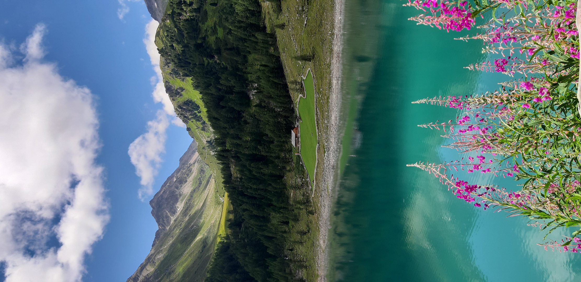 Lago mit Hütte