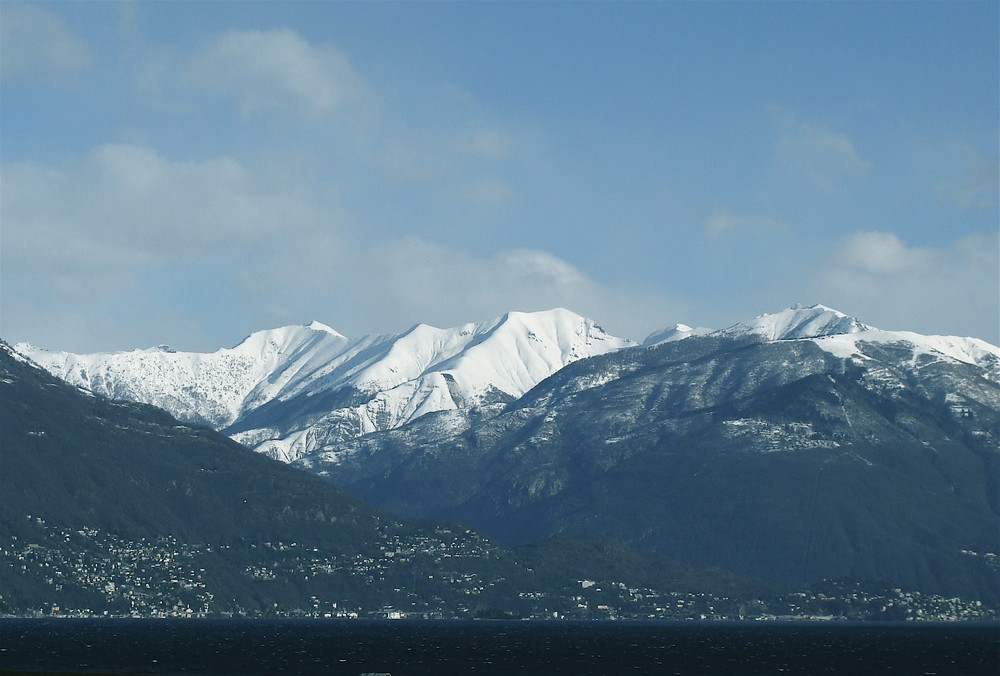 Lago , montagna e il cielo