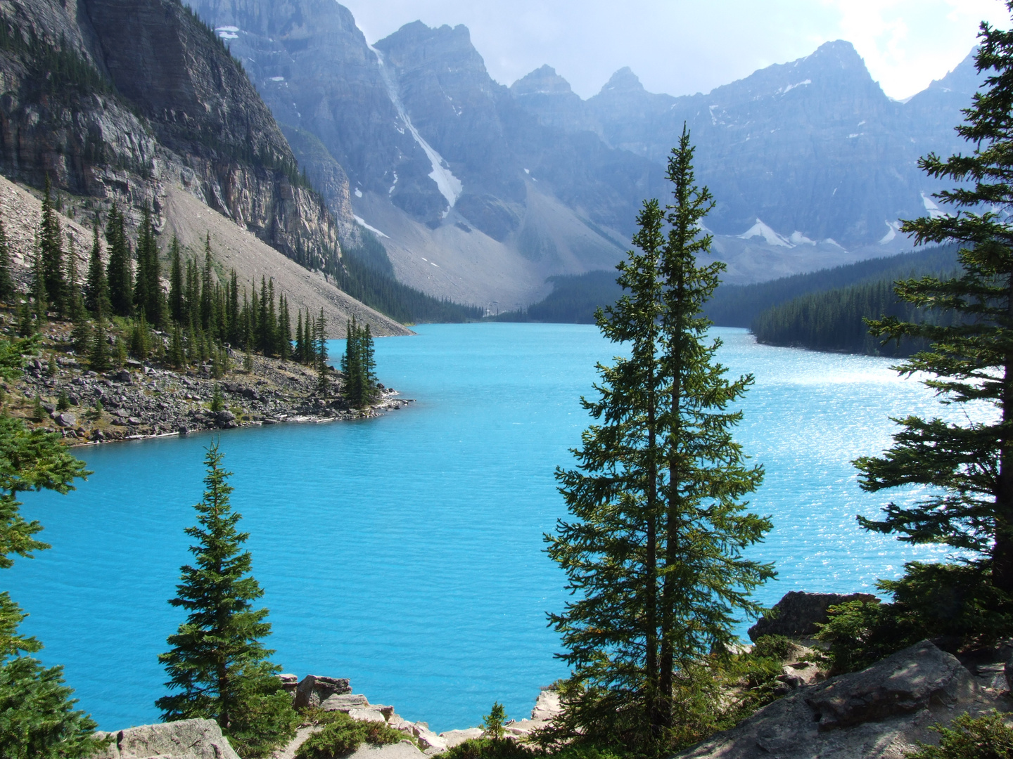 Lago Moraine, Alberta, Canadá