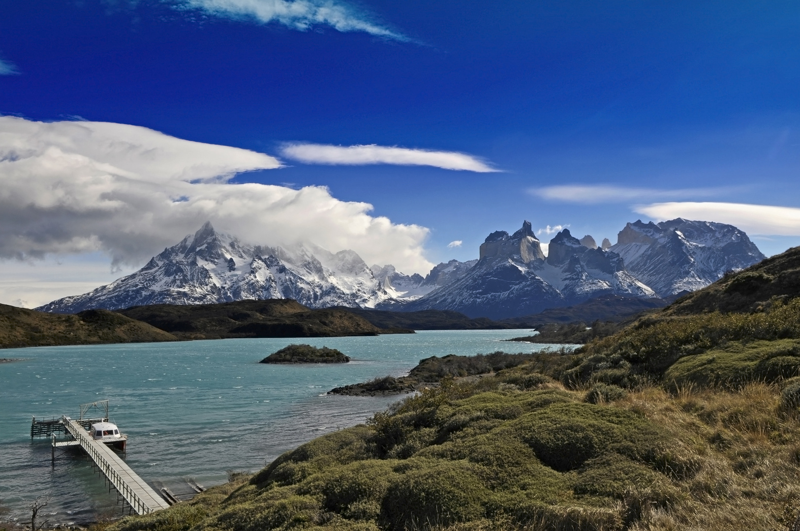 Lago Pehoe, Torres del Peine Nationalpark