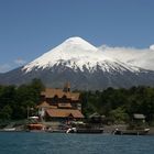 Lago Todos Los Santos mit Osorno Vulkan (Chile)