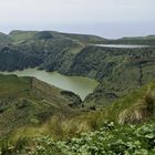 Lagoa funda und Lagoa rasa Insel Flores Azoren