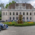 Lagonda Oldtimer vor Reichenschwander Schloss