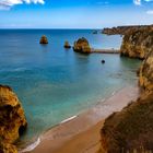 Lagos, Portugal - Blick auf die Algarve-Küste