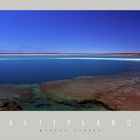 Laguna Cejar im Salar de Atacama mit Altiplano im HG