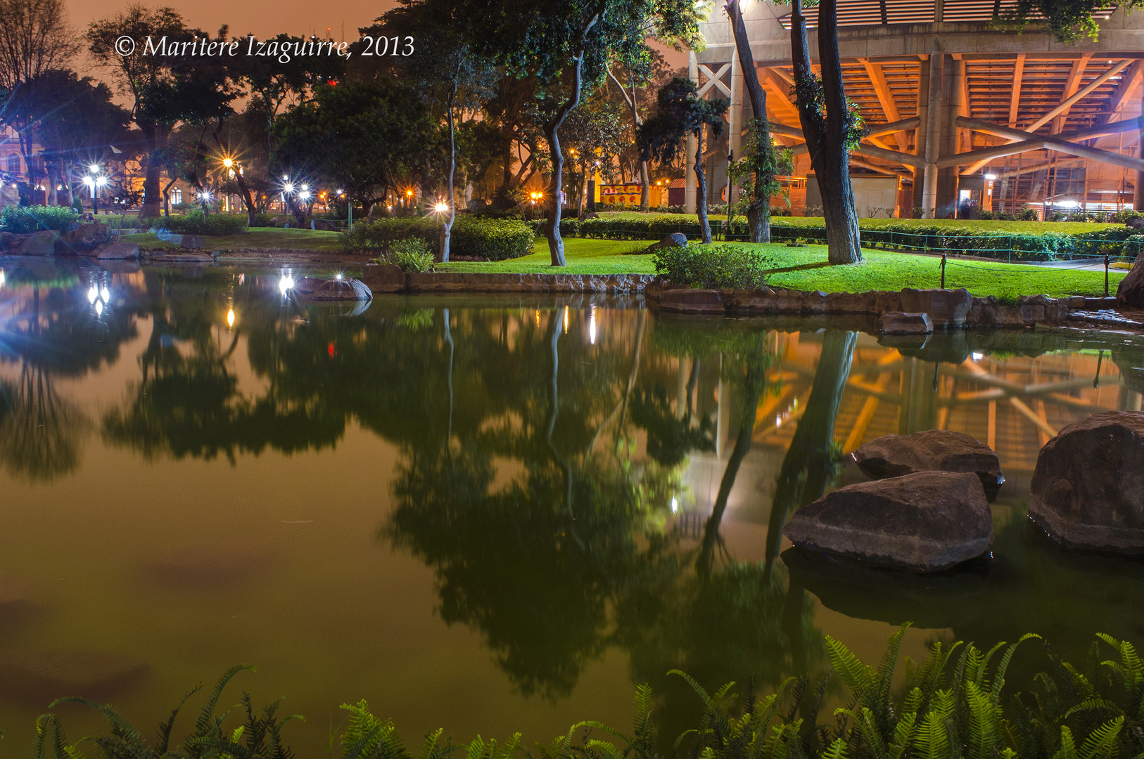 Laguna del Parque de la Exposición, Lima.