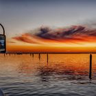 Laguna stasera vicino a Burano