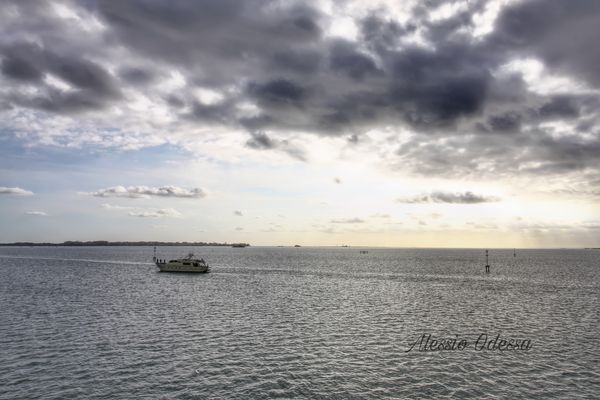 Laguna veneta vista da Poveglia
