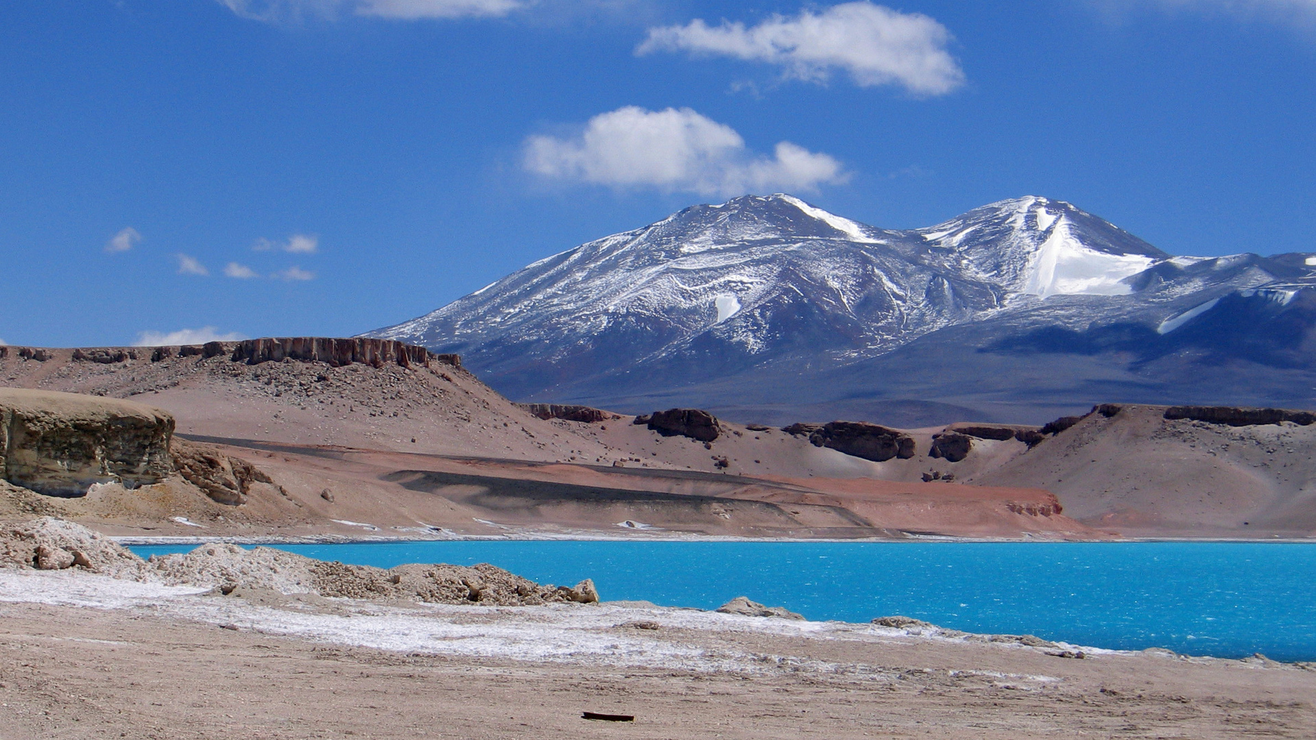 Laguna Verde auf 4400m Atacama Hochland Chile