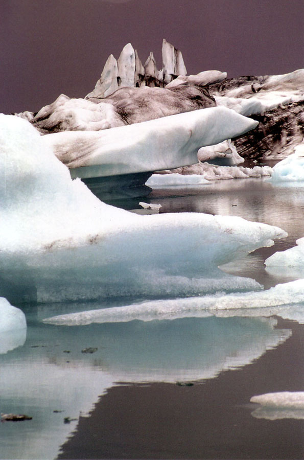 Lagune am Gletscherbruch