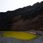 Lagune im Krater El Golfo auf Lanzarote