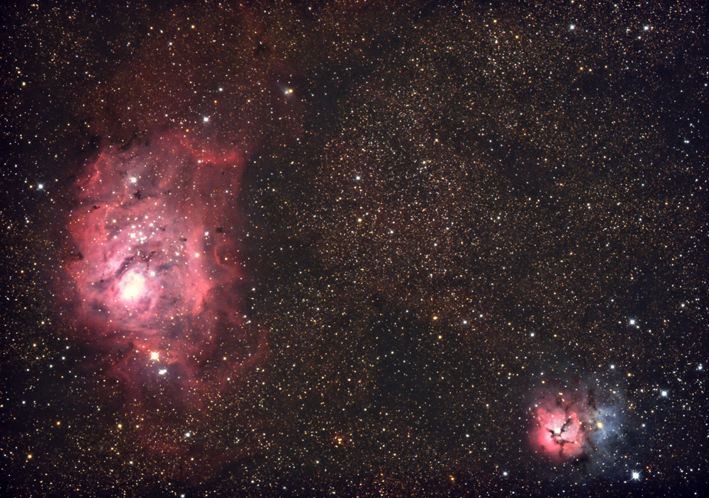 Lagune und Trifid