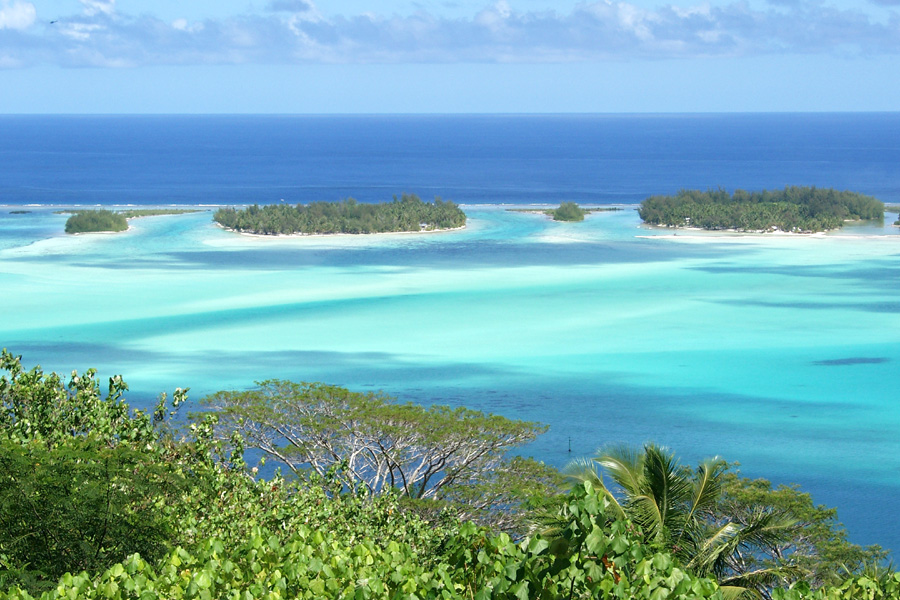 Lagune von Bora Bora (Franz.-Polynesien)