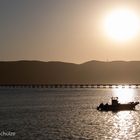 Lagune von Knysna bei Sonnenuntergang