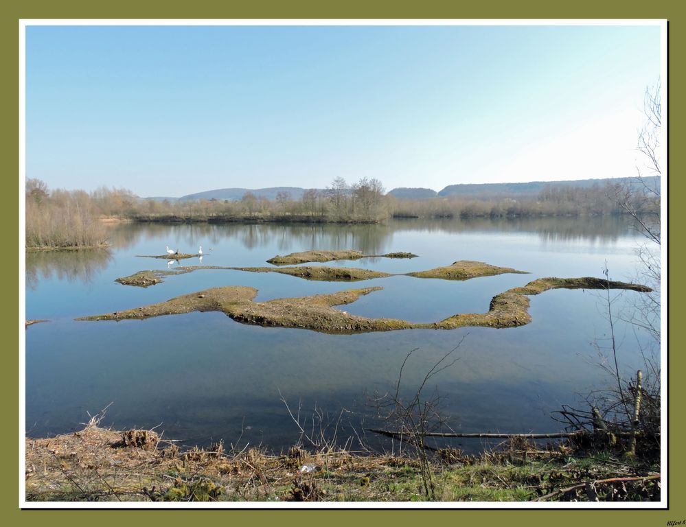 Lagunen im Naturschutzgebiet "Northeimer Seenplatte".