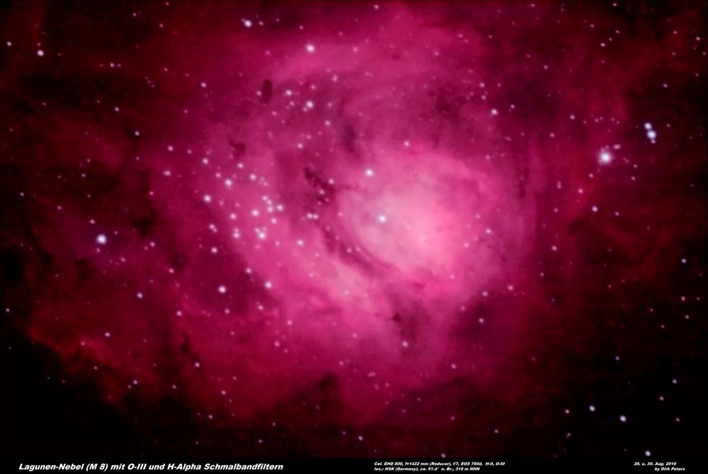 Lagunen Nebel M8 im Sternbild Schütze 